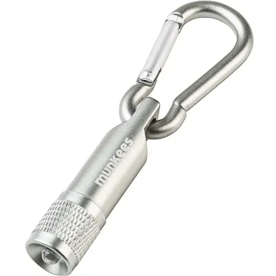 Munkees 1076 брелок-ліхтарик LED with Carabiner grey - Robinzon.ua