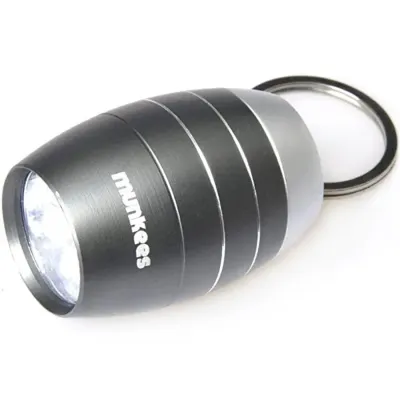 Munkees 1082 брелок-ліхтарик Cask shape 6-LED Light grey - Robinzon.ua