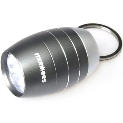 Munkees 1082 брелок-фонарик Cask shape 6-LED Light grey - Robinzon.ua