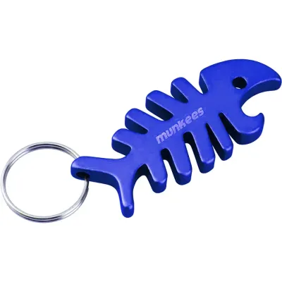 Munkees 3428 брелок-відкривачка Fish Bone dark blue - Robinzon.ua