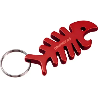 Munkees 3428 брелок-відкривачка Fish Bone red - Robinzon.ua