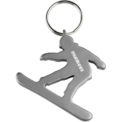 Munkees 3495 брелок-відкривачка Snowboarder grey - Robinzon.ua