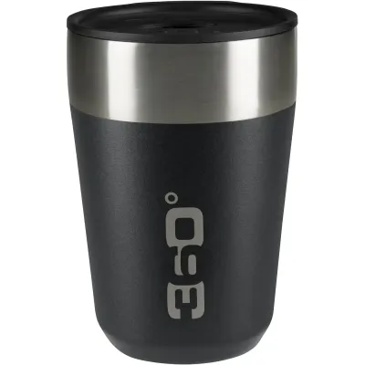 Кружка з кришкою 360° degrees Vacuum Insulated Stainless Travel Mug, Black, Regular (STS 360BOTTVLREGBK) - Robinzon.ua