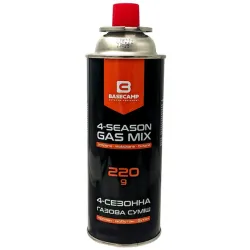Газовый баллон BaseCamp 4 Season Gas 220 г (BCP 70200) - Robinzon.ua