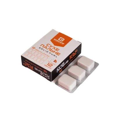 Сухе пальне BaseCamp, 12 таблеток у блістері (BCP 50800) - Robinzon.ua