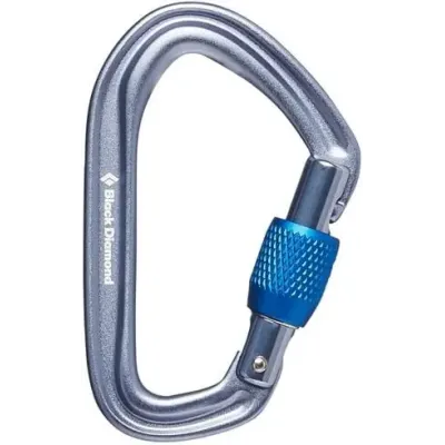 Карабін Black Diamond HotForge Screwgate Carabiner, Grey, р. (BD 210161.1003) - Robinzon.ua