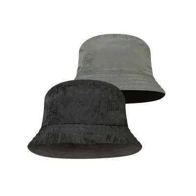 Панама Buff Travel Bucket Hat Gline, Black- Grey - S / M (BU 128626.999.20.00) - Robinzon.ua