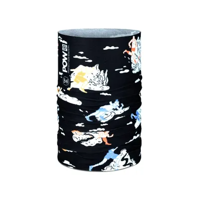 Шарф-труба Buff Coolnet UV, Pow Runners In Motion Black, One Size (BU 133704.999.10.00) - Robinzon.ua