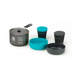 Набір посуду Alpha Cookset 2.1 від Sea To Summit, Pacific Blue/Grey (STS AKI5004-03122103) - Robinzon.ua