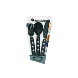 Набір столових приборів Alpha Cutlery Set Black від Sea to Summit (STS ACUTASET3) Набір столових приборів Alpha Cutlery Set Black від Sea to Summit (STS ACUTASET3) - Robinzon.ua