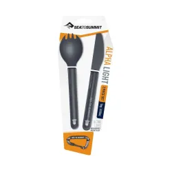 Набір столових приборів Alpha Light Cutlery Set Grey від Sea to Summit (STS ACUTALSET2) - Robinzon.ua