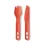 Набір столових приборів Sea to Summit Passage Cutlery Set, 2 Piece, Spicy Orange (STS ACK035021-120804) - Robinzon.ua