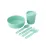 Набір посуду Sea to Summit Passage Dinnerware Set, 1P, 6 Piece, Aqua Sea Blue (STS ACK037051-120215) - Robinzon.ua