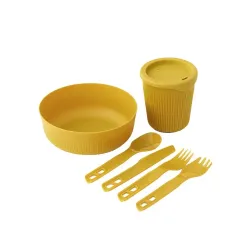 Набір посуду Sea to Summit Passage Dinnerware Set, 1P, 6 Piece, Arrowwood Yellow (STS ACK037051-120913) - Robinzon.ua