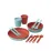 Набір посуду Sea to Summit Passage Dinnerware Set, 2P, 14 Piece, Spicy Orange/Aqua Sea Blue (STS ACK037051-122123) - Robinzon.ua