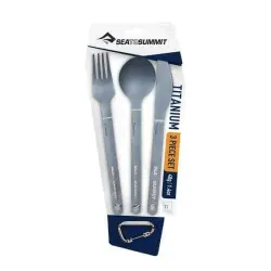 Титановий Набор столовых приборов Titanium Cutlery Set 3 Grey от Sea to Summit (STS ACUTTSET3) Титановий Набор столовых приборов Titanium Cutlery Set 3 Grey от Sea to Summit (STS ACUTTSET3) - Robinzon.ua