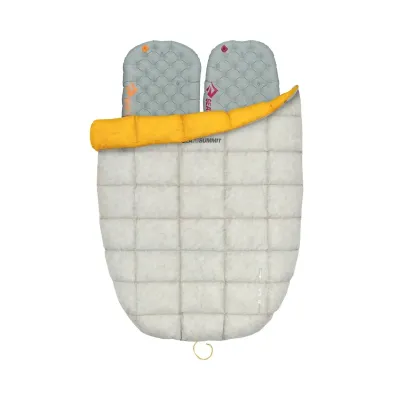Спальник Ember Eb1 2019 от Sea To Summit, (10/4°C), 183 см, Light Gray/Yellow, Double (STS AEB1-D) - Robinzon.ua
