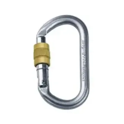 Сталевий овал Singing Rock Keylock Connector Triplelock 30kN (SR K4241.ZO-07) - Robinzon.ua