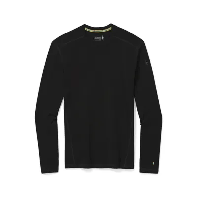 Термокофта чоловіча Smartwool Men's Merino 250 Baselayer Crew Boxed, Black, XL (SW SW016350.001-XL) - Robinzon.ua