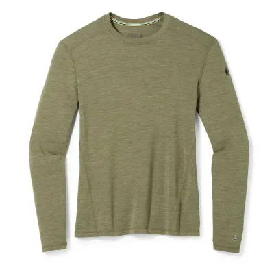 Кофта мужская Smartwool Men's Merino 250 Baselayer Crew Boxed, Winter Moss Heather, M (SW SW016350.K661-M) - Robinzon.ua
