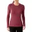 Термофутболка жіноча Smartwool Merino 250 Baselayer Pattern Crew Aubergin Heather, р.XS (SW SS226.765-XS) - Robinzon.ua