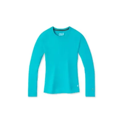 Женская кофта Smartwool Women's Merino 250 Baselayer Crew Boxed, Capri Blue Heather, р.M (SW SW016370.382-M) - Robinzon.ua