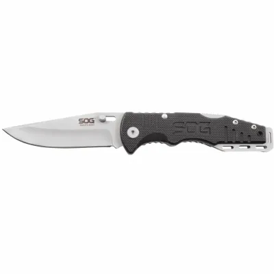 Розкладний ніж SOG Salute Mini, Bead Blasted ( SOG FF1001-CP) - Robinzon.ua