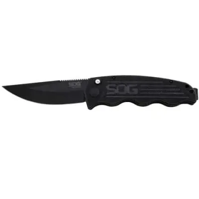 Розкладний ніж SOG Tac Ops, Black Micarta ( SOG TO1011-BX) - Robinzon.ua
