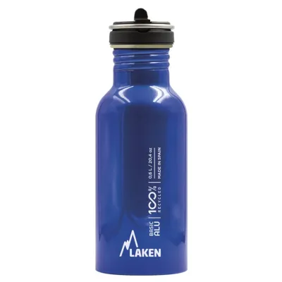 Пляшка для води LAKEN Basic Alu Bottle 0,6L Синій - Robinzon.ua