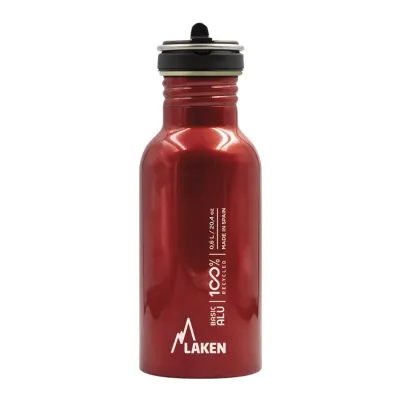 Пляшка для води LAKEN Basic Alu Bottle 0,6L Червоний - Robinzon.ua