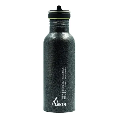 Пляшка для води LAKEN Basic Alu Bottle 0,75L Графіт - Robinzon.ua