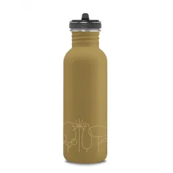 Пляшка для води LAKEN Basic Steel Bottle Drinklife 0,75L Зелений Пляшка для води LAKEN Basic Steel Bottle Drinklife 0,75L Зелений - Robinzon.ua