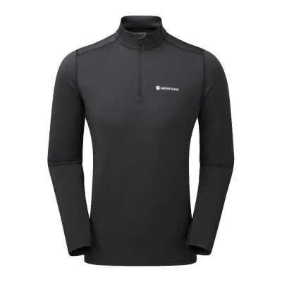 Термобілизна MONTANE Dart Thermo Zip Neck Чорний XXL - Robinzon.ua