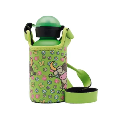 Термобутылка LAKEN Hit Thermo 0,35L + neopr.cover Зеленый - Robinzon.ua