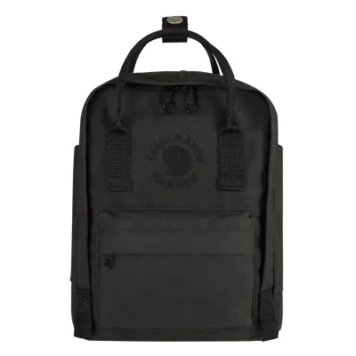 Рюкзак FJALLRAVEN Re-Kanken Mini Чорний - Robinzon.ua