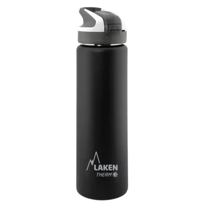 Термопляшка LAKEN Summit Thermo Bottle 0,75L Чорний - Robinzon.ua