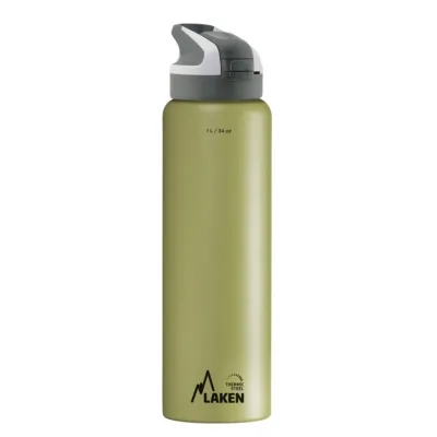Термопляшка LAKEN Summit Thermo Bottle 1L Хакі - Robinzon.ua