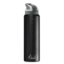 Термопляшка LAKEN Summit Thermo Bottle 1L Чорний Термопляшка LAKEN Summit Thermo Bottle 1L Чорний - Robinzon.ua