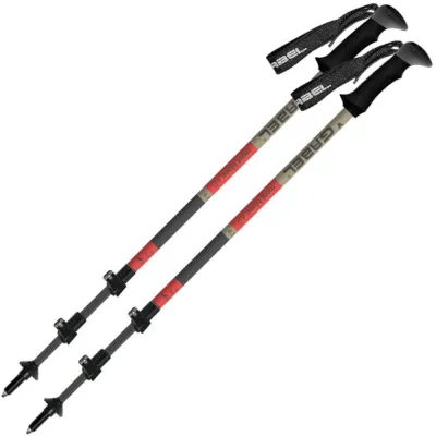 Треккинговые палки Gabel Mont Blanc FL 4.0 red - Robinzon.ua