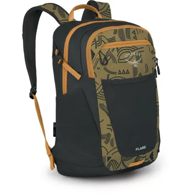 Рюкзак Osprey Flare find the way print/black - O/S - коричневый - Robinzon.ua
