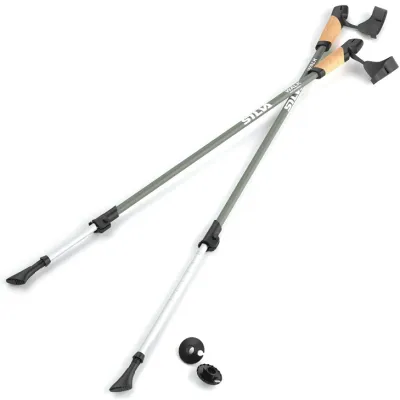 Палки для скандинавськой ходьбы Silva Walking Poles Aluminum Cork, 104-140 см, Grey (SLV 38123) - Robinzon.ua