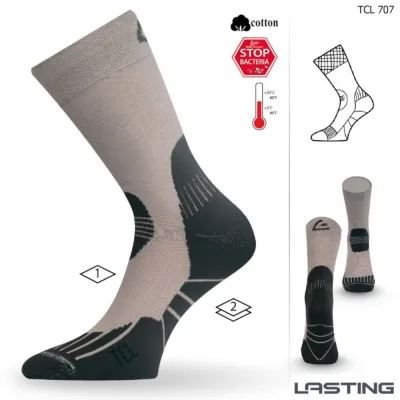 Шкарпетки Lasting TCL XL бежевий - Robinzon.ua