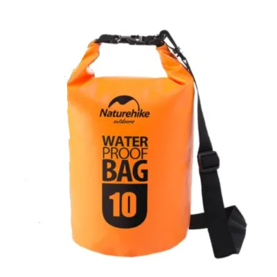 Водонепроницаемая сумка с ремешком Naturehike 10 л оранжевая NH15M010-J. - Robinzon.ua