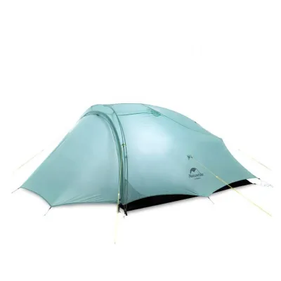 Двухместная палатка Naturehike Shared 2 светло-зеленая NH20ZP091. - Robinzon.ua