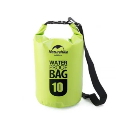 Водонепроникний мішок з ремінцем Naturehike 10 л салатовий FS15M010-J - Robinzon.ua