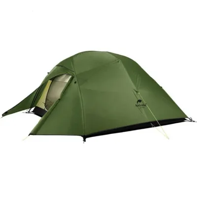 Трехместная палатка Naturehike Cloud UP 3 20 D нейлон (обновленная) темно-зеленая NH18T030-T - Robinzon.ua