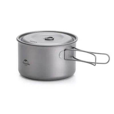 Титановий казанок Naturehike 1300 мл NH18T202-B - Robinzon.ua