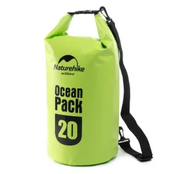 Водонепроникний мішок з ремінцем Naturehike 20 л салатовий FS15M020-J - Robinzon.ua