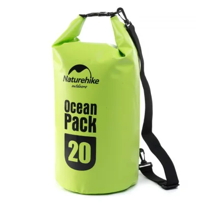 Водонепроникний мішок з ремінцем Naturehike 20 л салатовий FS15M020-J - Robinzon.ua