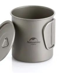 Титанова кружка з кришкою Naturehike 600 мл NH20CJ005 Титанова кружка з кришкою Naturehike 600 мл NH20CJ005 - Robinzon.ua